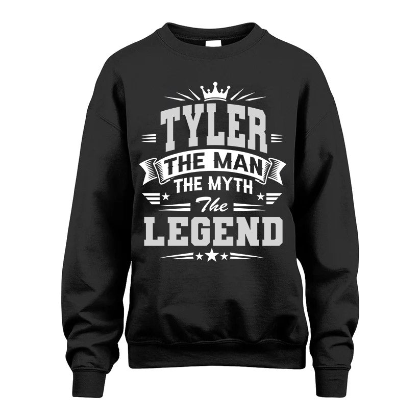 TYLER HH F004 The Man The Myth The Legend Personalized Shirt – Gift for Men