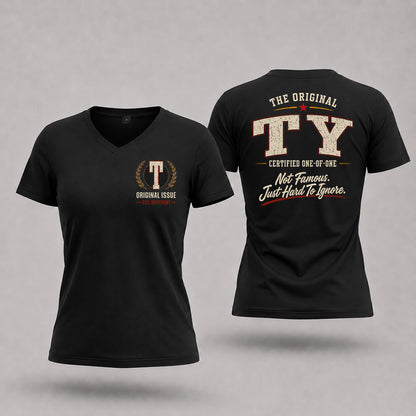 TY W65-F6-168 – Personalized Original Issue Apparel “The Original NAME Certified One-of-One"