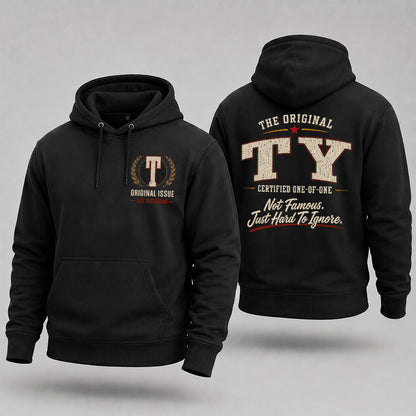 TY W65-F6-168 – Personalized Original Issue Apparel “The Original NAME Certified One-of-One"