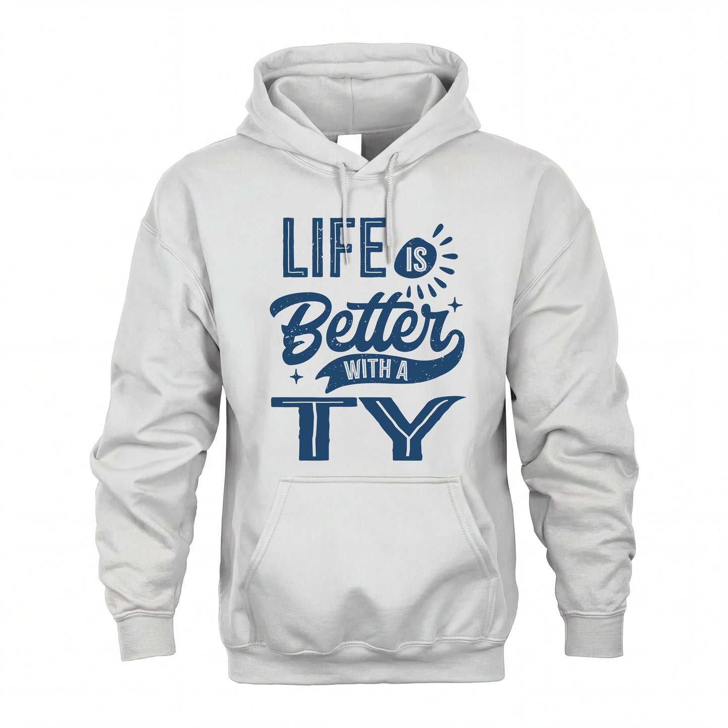 TY HH88-K2–Personalized Name Quote T-Shirt Life Is Better With Unisex Gift