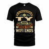 TY TT898-K6-229 – Personalized Funny Camping Quote Apparel “The Adventure Begins When The WiFi Ends”