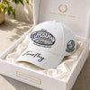 TIMOTHY  TC05 HH79  Personalized Distressed Baseball Cap, Custom Retro Trucker Hat, Statement Dad Cap, White version