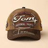 TOM TC02 HH79  Personalized Name Baseball Cap, Vintage Retro Hat, Custom Gift for Him & Her