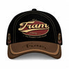 TRAM  TC06 HH79 Personalized Distressed Baseball Cap, Custom Retro Trucker Hat, Statement Dad Cap