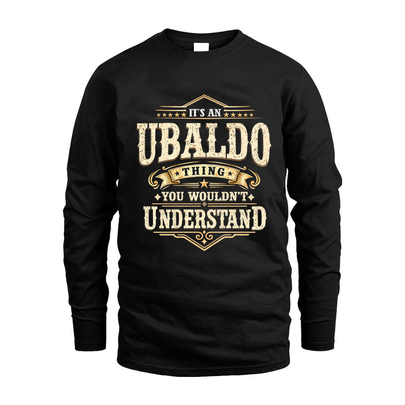 UBALDO HH-F009–Personalized Name Quote Apparel “It’s an NAME Thing You Wouldn’t Understand”