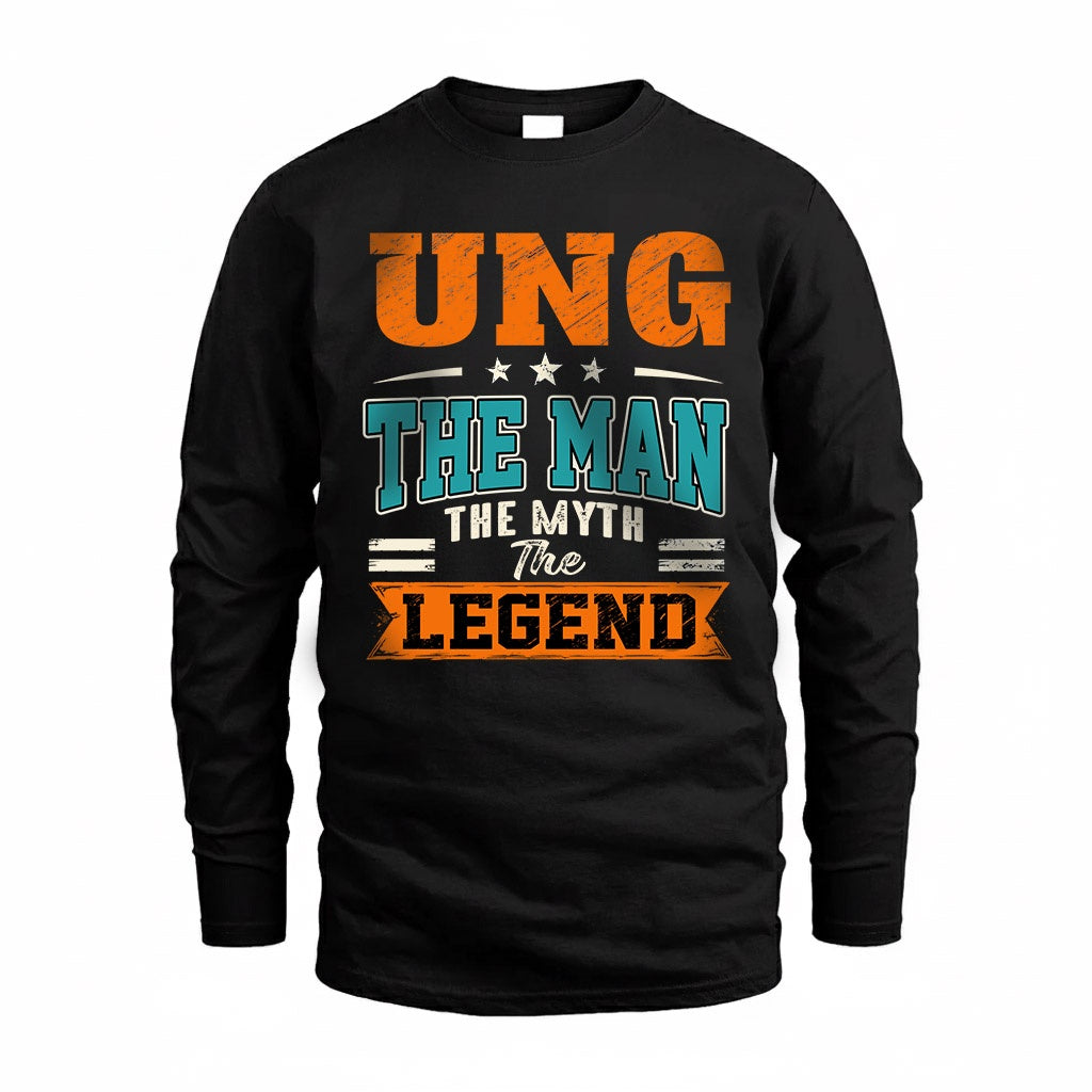 UNG HH F007 The Man The Myth The Legend Personalized Shirt – Gift for Men