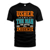 USHER HH F007 The Man The Myth The Legend Personalized Shirt – Gift for Men