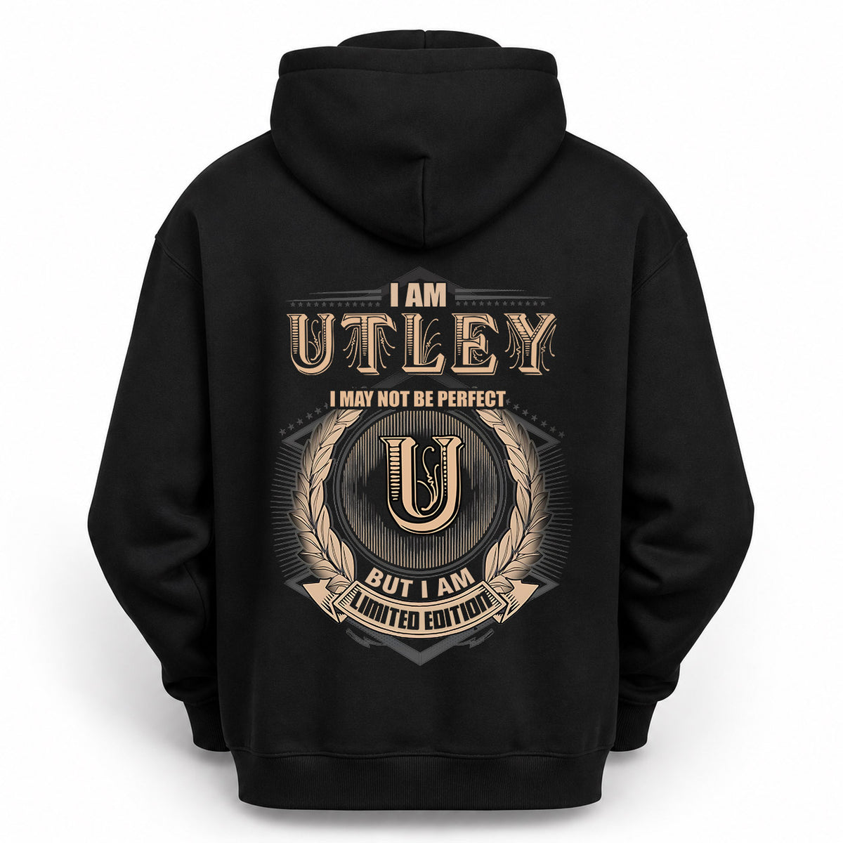 UTLEY 2K-101–Personalized Name Quote Apparel “I Am NAME May Not Be Perfect But I Am Limited Edition”