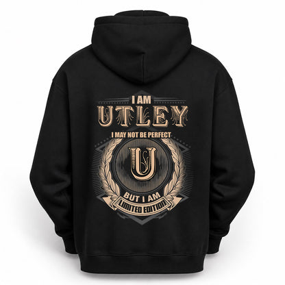 UTLEY 2K-101–Personalized Name Quote Apparel “I Am NAME May Not Be Perfect But I Am Limited Edition”