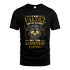 I Am Valdez, I May Not Be Perfect, But I Am Limited Edition – Personalized Skull T-Shirt