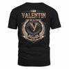 VALENTIN 2K-101–Personalized Name Quote Apparel “I Am NAME May Not Be Perfect But I Am Limited Edition”