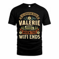 VALERIE TT898-K6-229 – Personalized Funny Camping Quote Apparel “The Adventure Begins When The WiFi Ends”