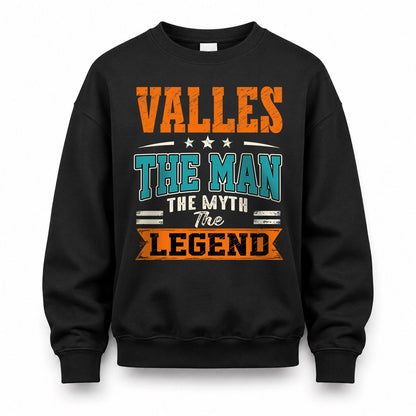 VALLES HH F007 The Man The Myth The Legend Personalized Shirt – Gift for Men