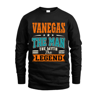 VANEGAS HH F007 The Man The Myth The Legend Personalized Shirt – Gift for Men
