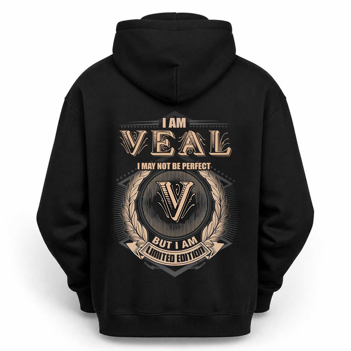 VEAL 2K-101–Personalized Name Quote Apparel “I Am NAME May Not Be Perfect But I Am Limited Edition”