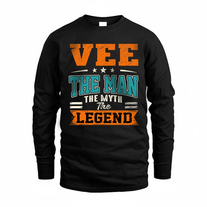 VEE HH F007 The Man The Myth The Legend Personalized Shirt – Gift for Men