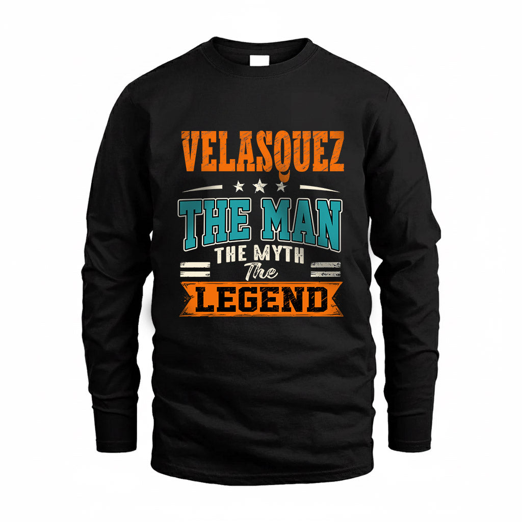VELASQUEZ HH F007 The Man The Myth The Legend Personalized Shirt – Gift for Men