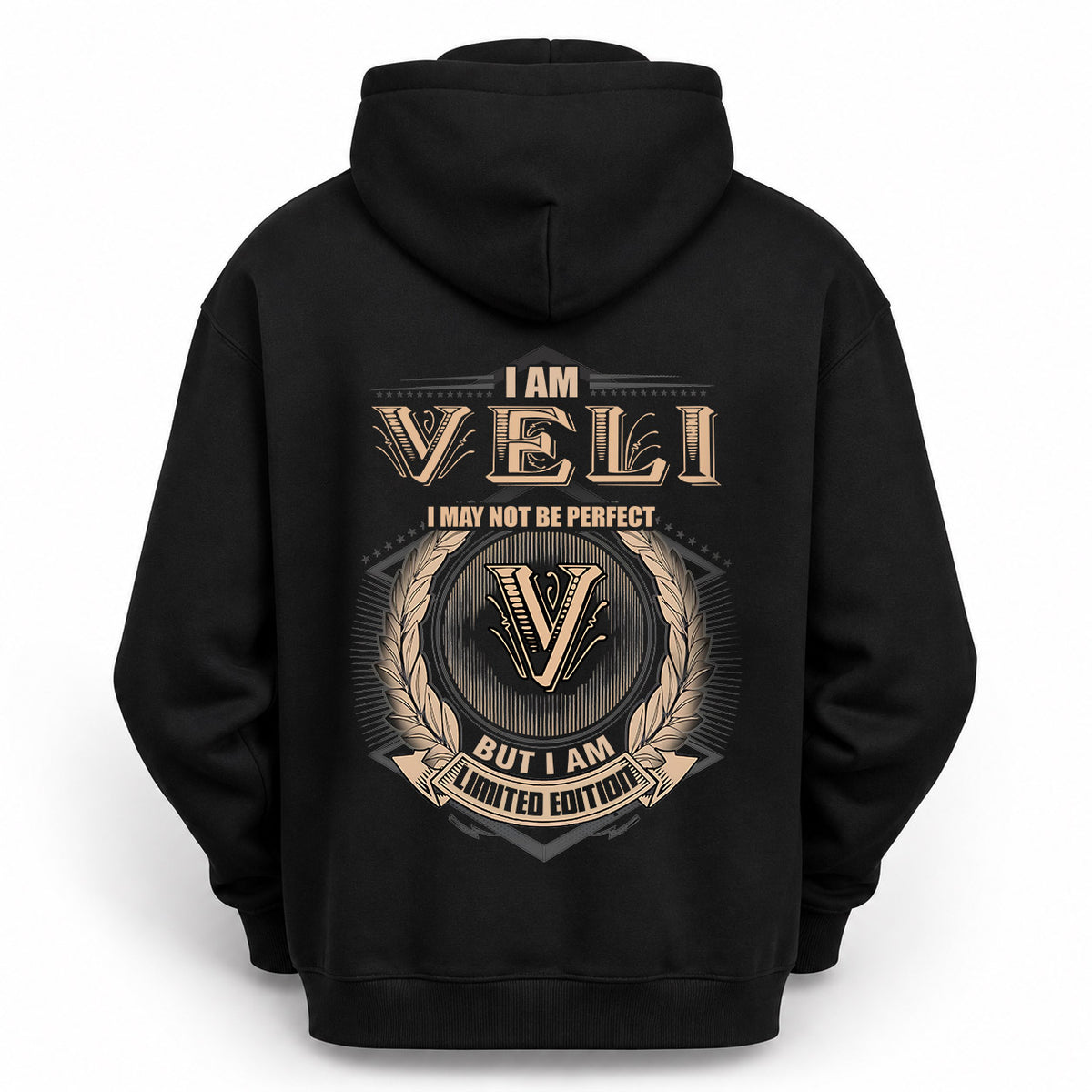 VELI 2K-101–Personalized Name Quote Apparel “I Am NAME May Not Be Perfect But I Am Limited Edition”