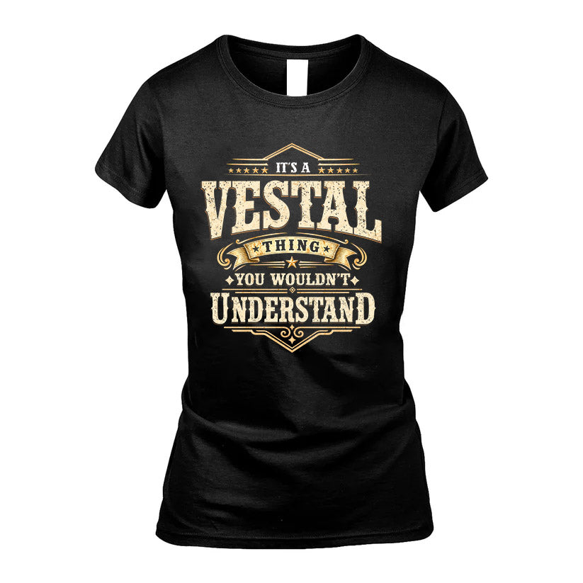 VESTAL HH-F009–Personalized Name Quote Apparel “It’s an NAME Thing You Wouldn’t Understand”