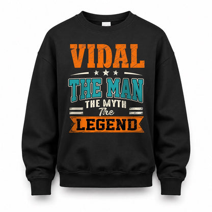 VIDAL HH F007 The Man The Myth The Legend Personalized Shirt – Gift for Men