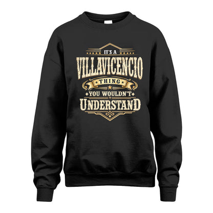 VILLAVICENCIO HH-F009–Personalized Name Quote Apparel “It’s an NAME Thing You Wouldn’t Understand”