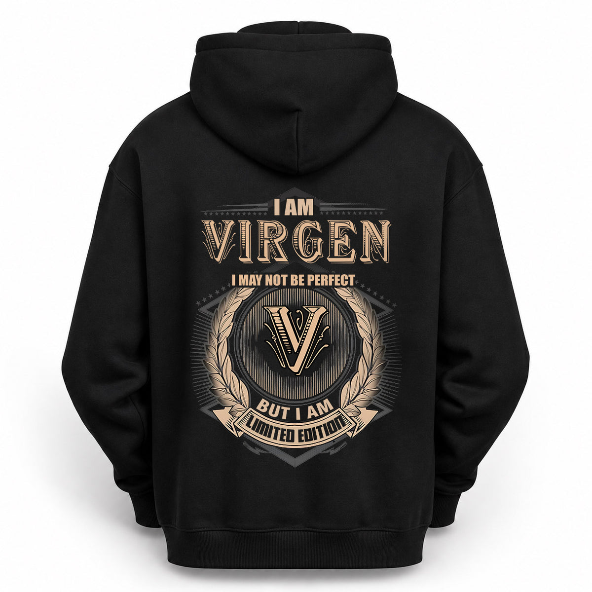 VIRGEN 2K-101–Personalized Name Quote Apparel “I Am NAME May Not Be Perfect But I Am Limited Edition”