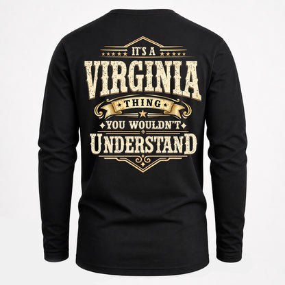 VIRGINIA HH-F003–Personalized Name Quote Apparel “It’s an NAME Thing You Wouldn’t Understand”