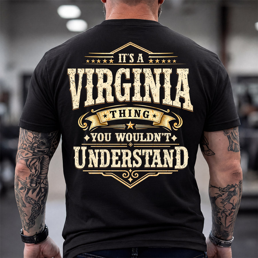 VIRGINIA HH-F003–Personalized Name Quote Apparel “It’s an NAME Thing You Wouldn’t Understand”
