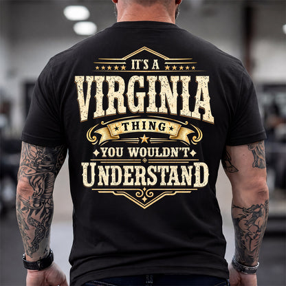 VIRGINIA HH-F003–Personalized Name Quote Apparel “It’s an NAME Thing You Wouldn’t Understand”