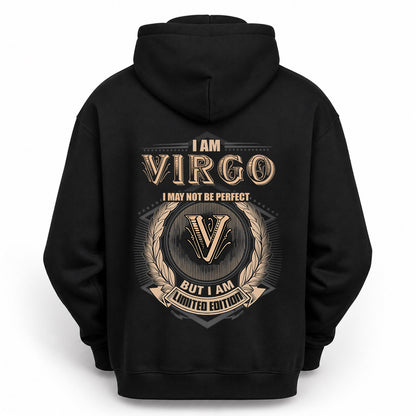 VIRGO 2K-101–Personalized Name Quote Apparel “I Am NAME May Not Be Perfect But I Am Limited Edition”