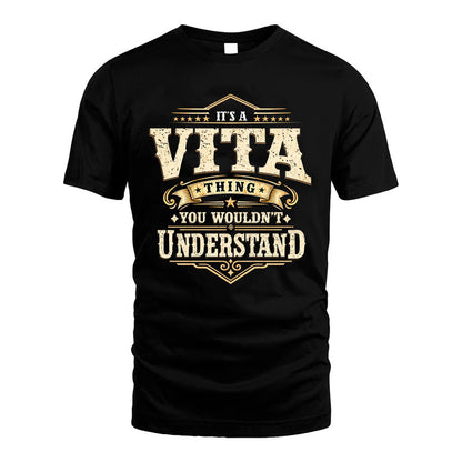 VITA HH-F009–Personalized Name Quote Apparel “It’s an NAME Thing You Wouldn’t Understand”