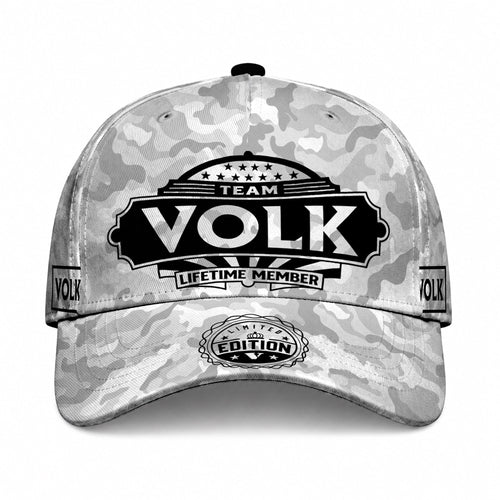 VOLK TC01 HH79 Team Your Name Hat, Personalized Camo Baseball Cap, Custom Family Gift, Gift for Him Her