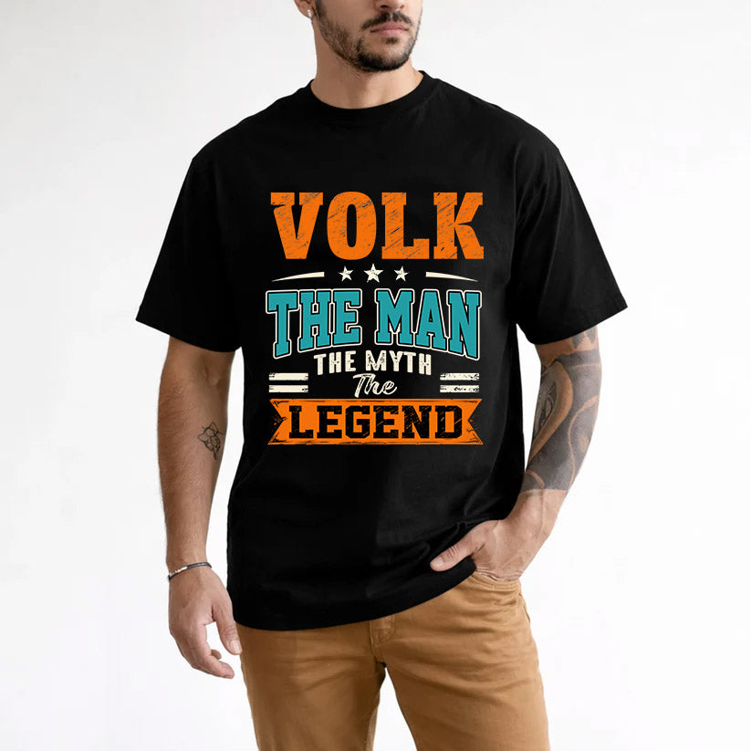 VOLK HH F007 The Man The Myth The Legend Personalized Shirt – Gift for Men