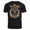 VON 2K-101–Personalized Name Quote Apparel “I Am NAME May Not Be Perfect But I Am Limited Edition”