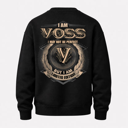 VOSS 2K-101–Personalized Name Quote Apparel “I Am NAME May Not Be Perfect But I Am Limited Edition”