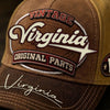 VIRGINIA TC02 HH79  Personalized Name Baseball Cap, Vintage Retro Hat, Custom Gift for Him & Her