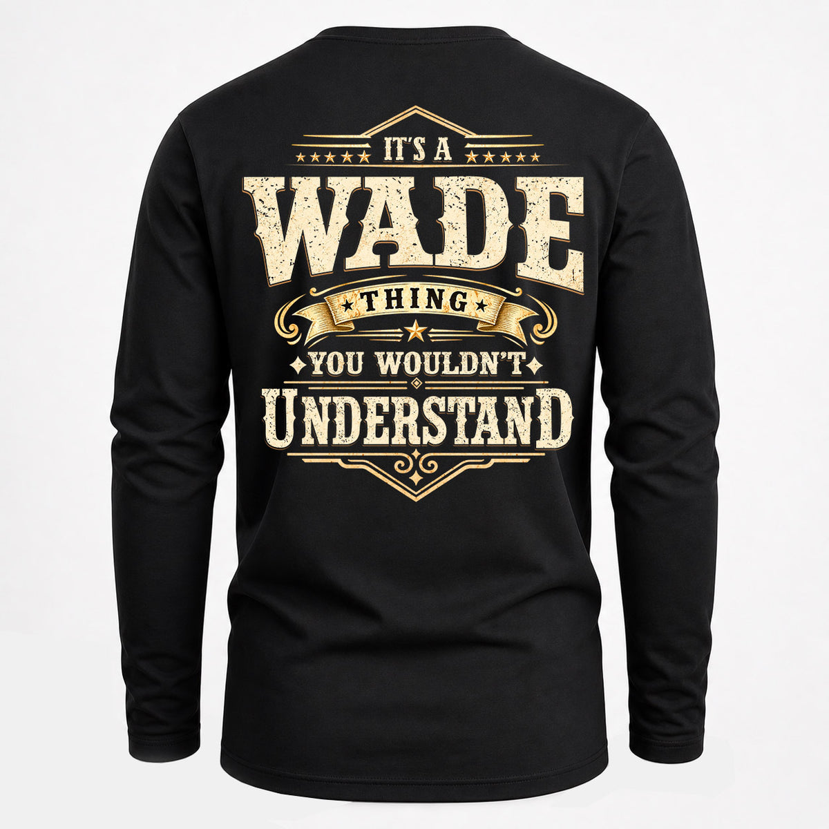 WADE HH-F003–Personalized Name Quote Apparel “It’s an NAME Thing You Wouldn’t Understand”