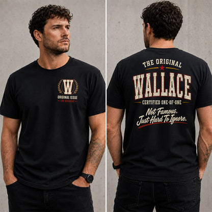 WALLACE W65-F6-168 – Personalized Original Issue Apparel “The Original NAME Certified One-of-One"