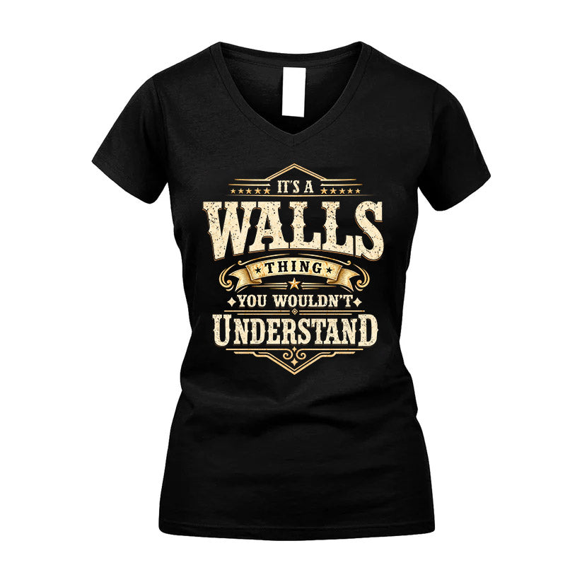 WALLS HH-F009–Personalized Name Quote Apparel “It’s an NAME Thing You Wouldn’t Understand”