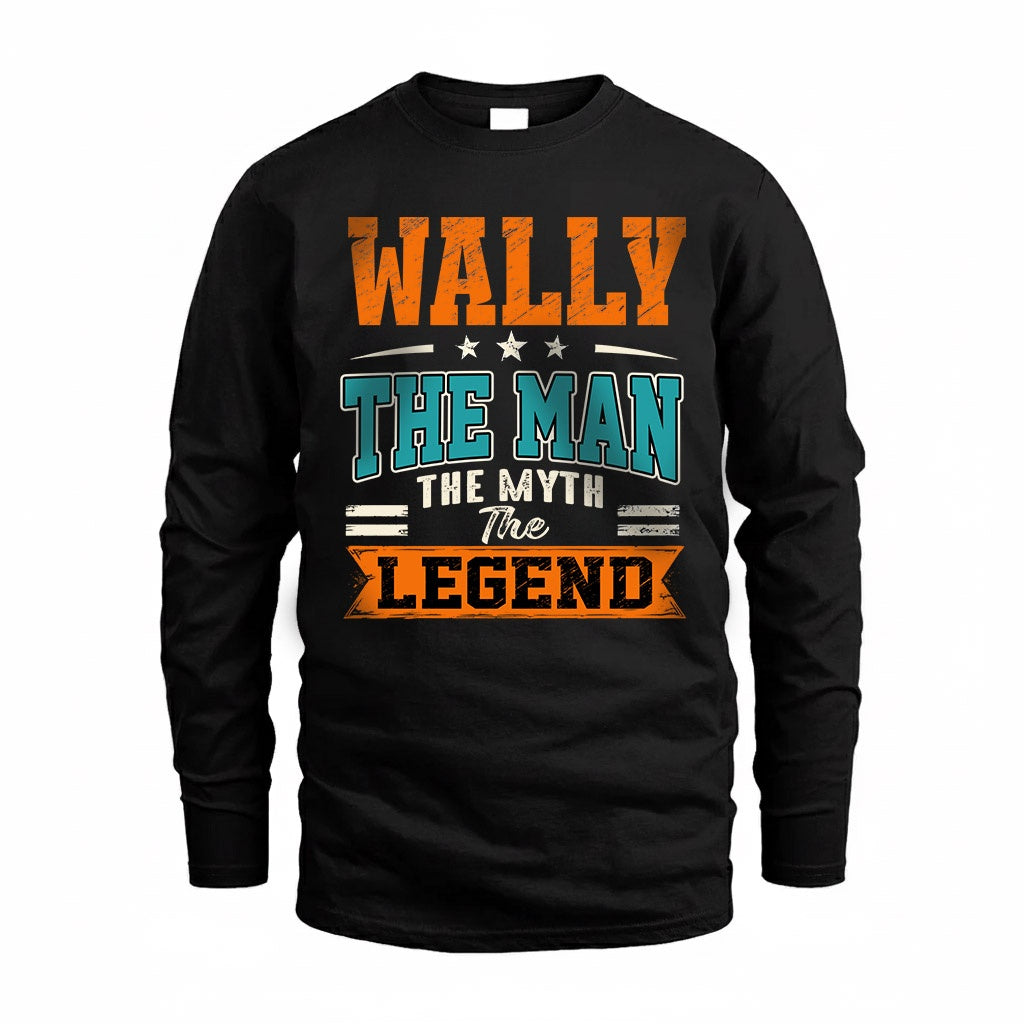 WALLY HH F007 The Man The Myth The Legend Personalized Shirt – Gift for Men