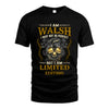 I Am Walsh, I May Not Be Perfect, But I Am Limited Edition – Personalized Skull T-Shirt