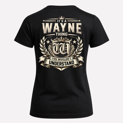 WAYNE HH-F006 Thing Personalized Name T Shirt – You Wouldn’t Understand