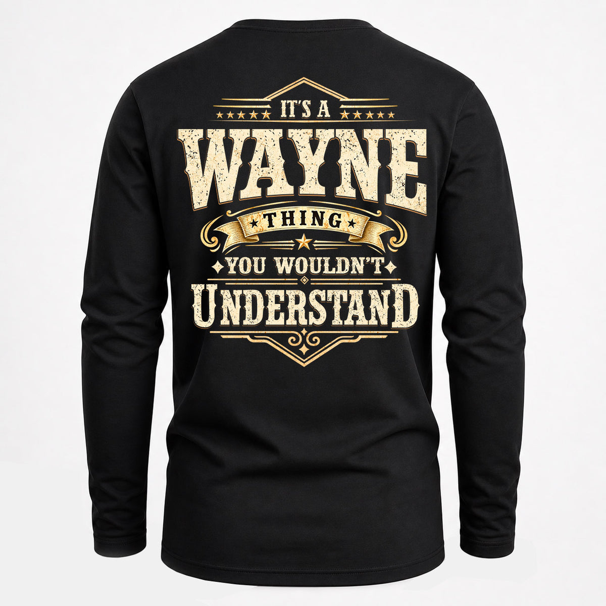 WAYNE HH-F003–Personalized Name Quote Apparel “It’s an NAME Thing You Wouldn’t Understand”