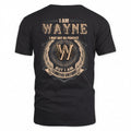WAYNE 2K-101–Personalized Name Quote Apparel “I Am NAME May Not Be Perfect But I Am Limited Edition”