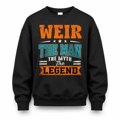 WEIR HH F007 The Man The Myth The Legend Personalized Shirt – Gift for Men