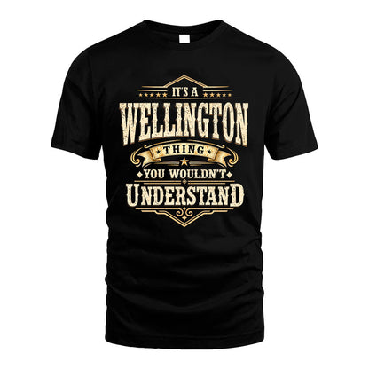 WELLINGTON HH-F009–Personalized Name Quote Apparel “It’s an NAME Thing You Wouldn’t Understand”