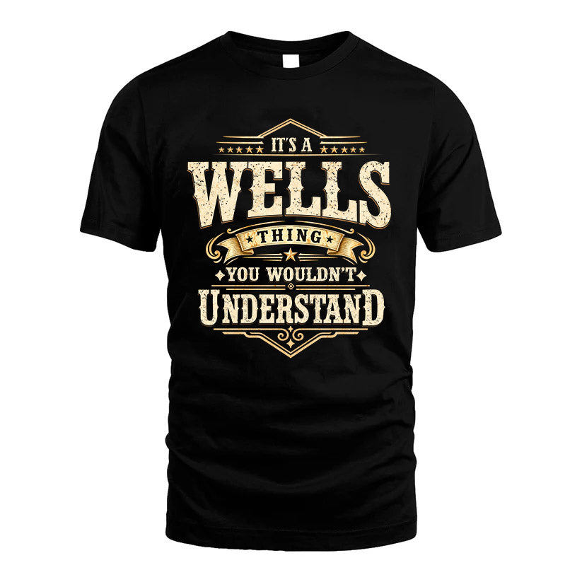 WELLS HH-F009–Personalized Name Quote Apparel “It’s an NAME Thing You Wouldn’t Understand”