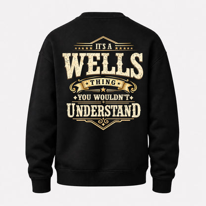 WELLS HH-F003–Personalized Name Quote Apparel “It’s an NAME Thing You Wouldn’t Understand”