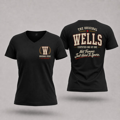WELLS W65-F6-168 – Personalized Original Issue Apparel “The Original NAME Certified One-of-One"