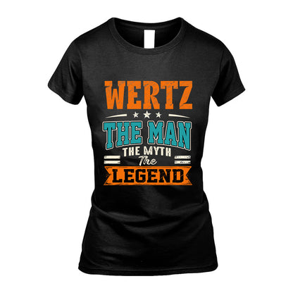 WERTZ HH F007 The Man The Myth The Legend Personalized Shirt – Gift for Men